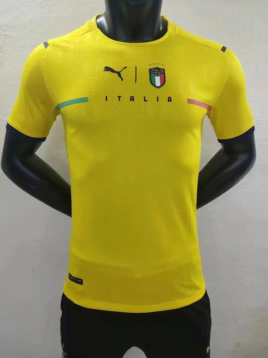 AAA Quality Italy 21/22 GK Yellow Soccer Jersey(Player)